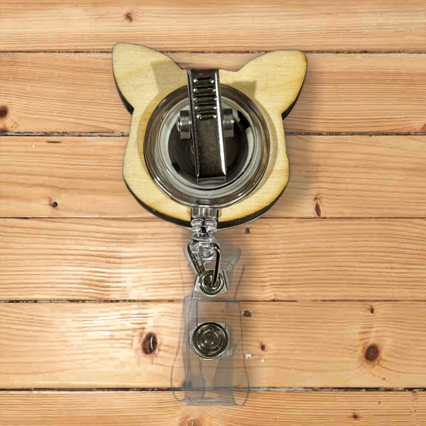 Pikachu Head Retractable Badge Reel