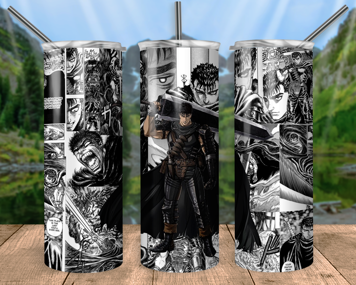 Dark Blade Wielder Manga Panel Tumbler