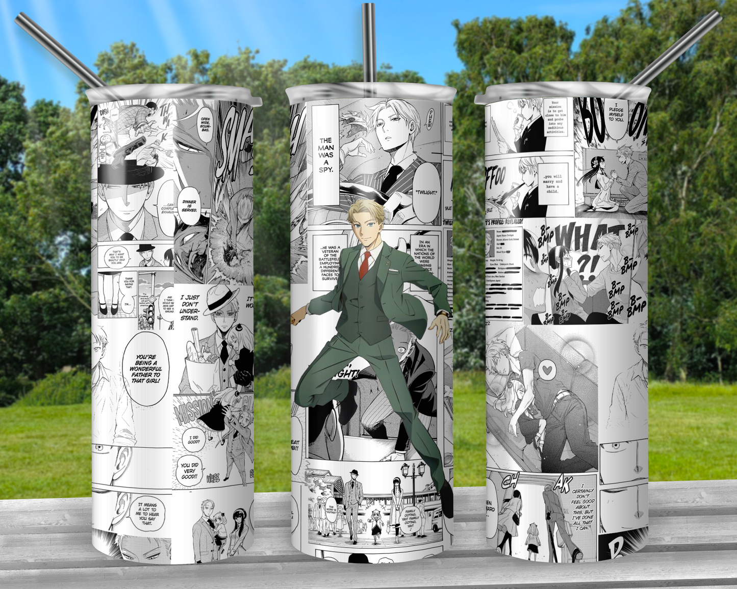 Fatherly Spy Manga Panel Tumbler