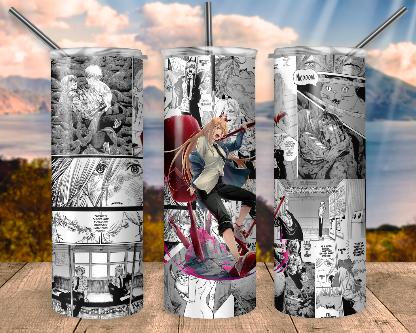 Crazy Devil Manga Panel Tumbler