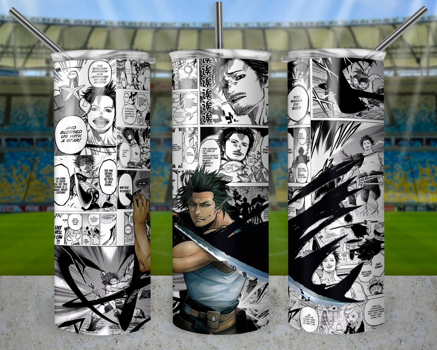 Misfit Captain Manga Panel Tumbler