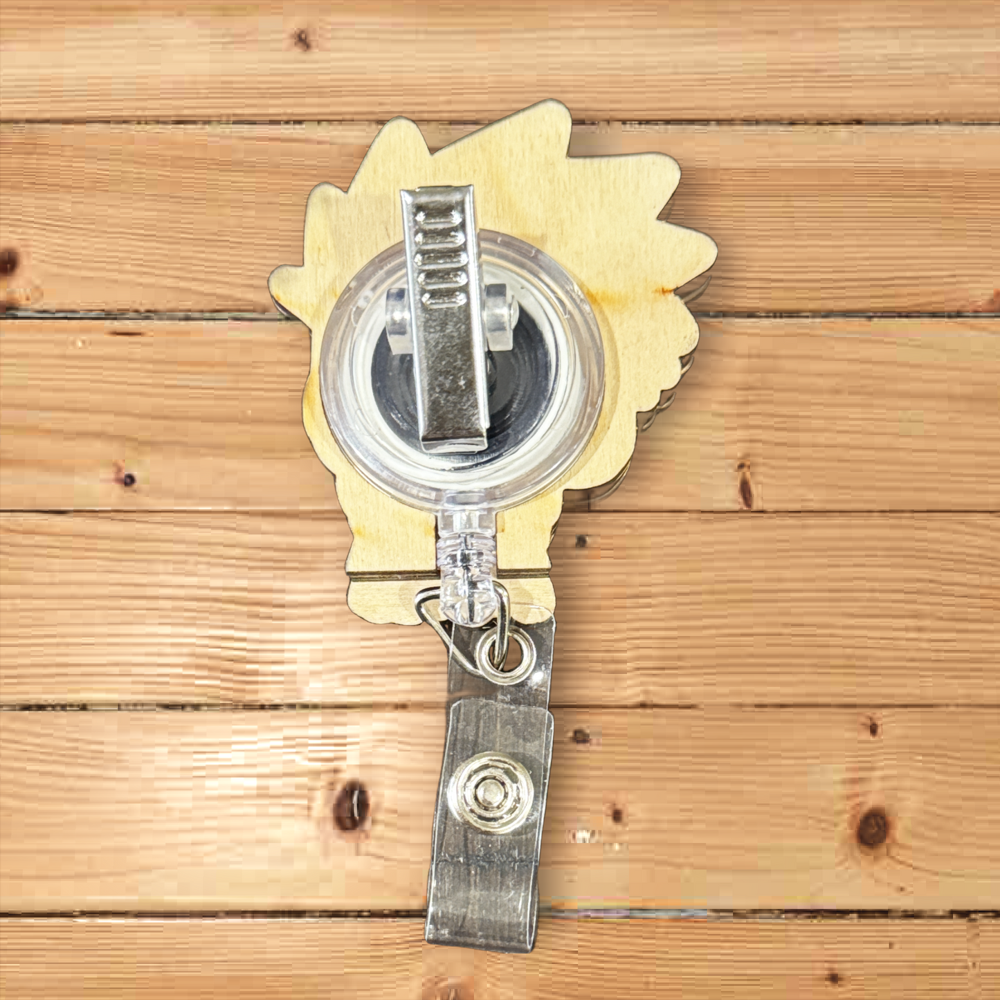 Chibi Gojo Retractable Badge Reel