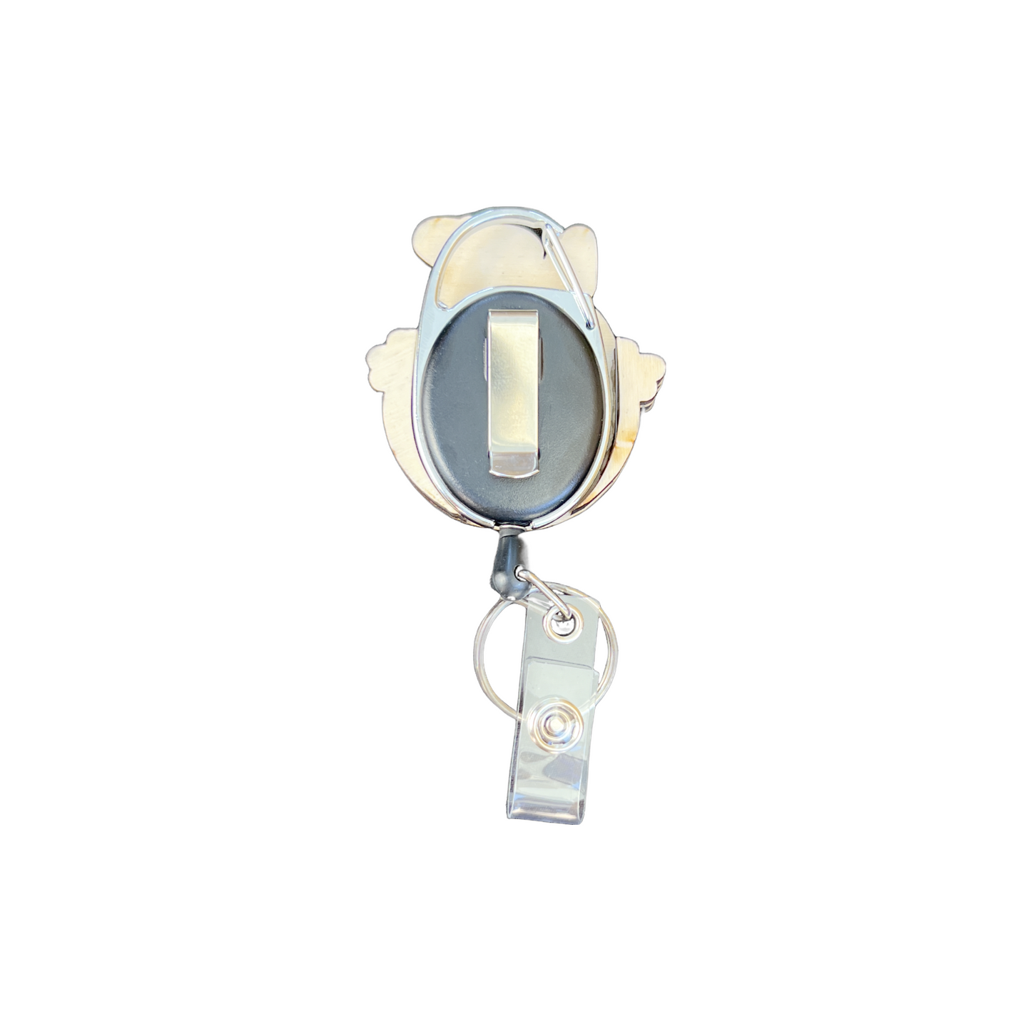 Chibi Totoro Retractable Badge Reel