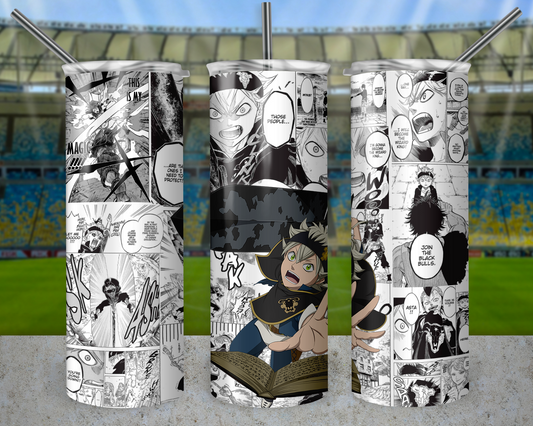 Magicless Warrior Manga Panel Tumbler