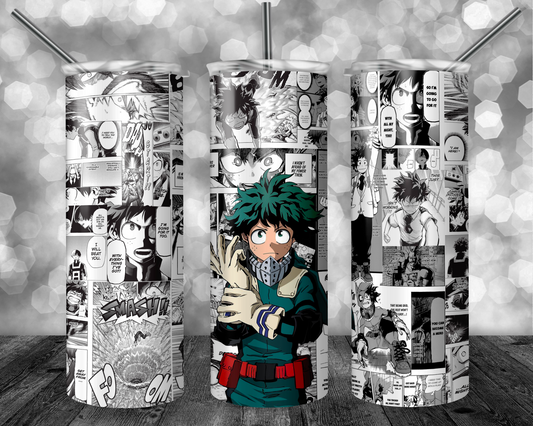 Late Bloomer Hero Manga Panel Tumbler