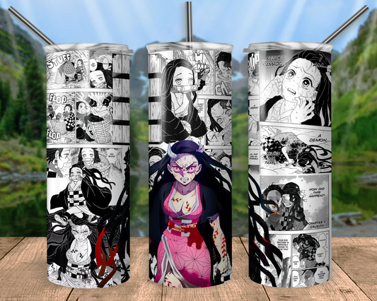 Demon Form Sister Manga Panel Tumbler
