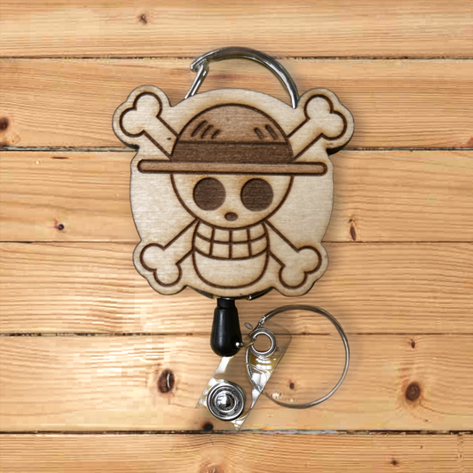 Straw Hat Pirates Retractable Badge Reel