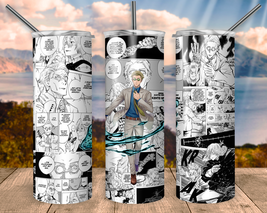 Overtime Fighter Manga Panel Tumbler