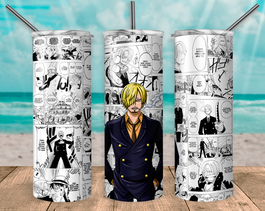 Pirate Cook Manga Panel Tumbler