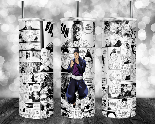 Emotional Muscle Manga Panel Tumbler